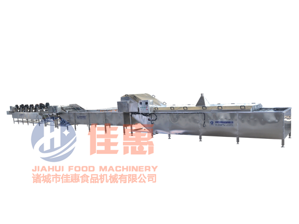 巴氏殺菌冷卻振動風干流水線